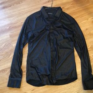 Emporio Armani men’s dress casual shirt sz 41 black
